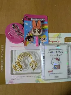 ハローキティ ニーチェ パワパフガールズ チャーム 3個セット