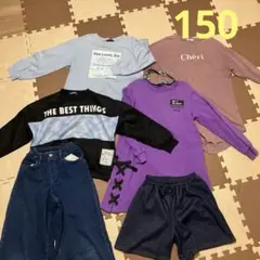 女の子　秋冬物まとめ売り　150