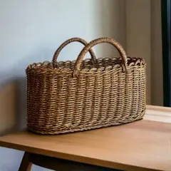 洗えるバスケット　横長かご　散歩バッグやスパバッグにもおすすめ