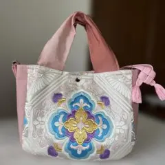 巾着バッグ ハンドメイド ジョリーフルール - メルカリ