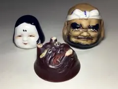 値下げ 徳利と猪口(おかめとはまぐり)お多福、土鈴 - メルカリ