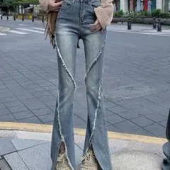 フレアレッグジーンズ SHEIN L 未使用