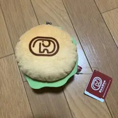 ドムドムハンバーガー　ぬいぐるみがま口