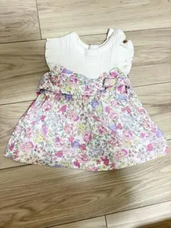 プティマイン80 ワンピース　花柄