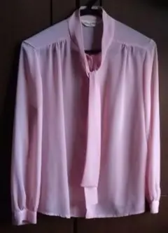 Hana-no Blause ヨシムラピンクタイ付長袖ブラウス　88サイズ