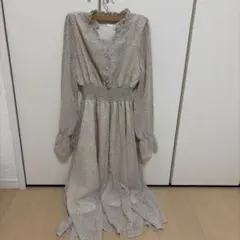 【LODISPOTTO ロディスポット】花柄フリル襟ワンピース