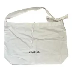 EDITION ホワイトエコバッグ