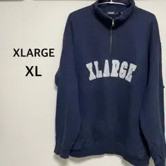 XLARGE ハーフジップ　スウェット