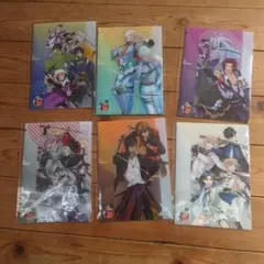 刀剣乱舞ONLINE　A5クリアファイル６種セット　セブンイレブン