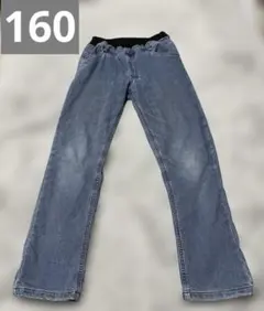長ズボン　ジーパン　160㎝　ブルー　冬用