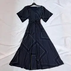 美品】セルフォード バリエーションプリーツワンピース チェック