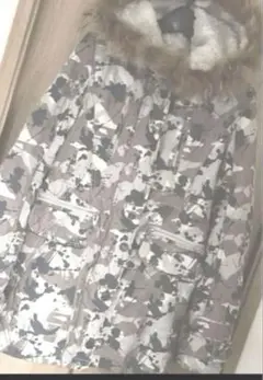 内ボア、柔らか色迷彩ボアコート❣️