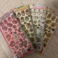 おぱんちゅうさぎ　キャラクターシール 4枚セット