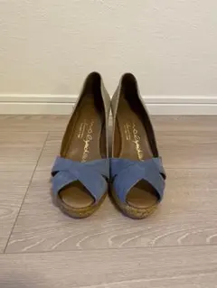 パンプス　ウェッジソール