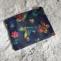 【FEILER】フェイラー ハイジ メッシュポーチ Sサイズ ネイビー