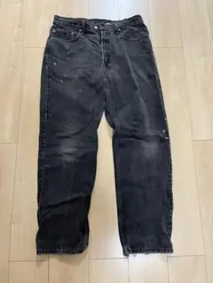 Levi's 550 ブラックデニム 34 L32