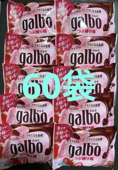 明治】ガルボ（チョコ・つぶ練り苺・MATCHA）3種×各20袋（合計60袋