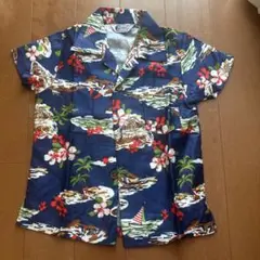 guppy 花柄 半袖シャツ アロハ