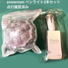 Snow Manペンライトセット