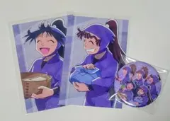 忍たま乱太郎　みんなで歩むの段　缶バッジ/ポストカード　五年生　久々知/尾浜