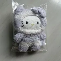 ハローキティ マスコット ジェラートピケ パープル
