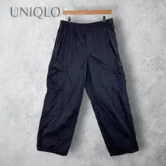 【UNIQLO ユニクロ】イージーカーゴパンツ ブラック L 洗える　大きい