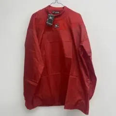 Mizuno メンズ　長袖シャツ　シャカシャカ　レッド XＯ　な37のサムネイル