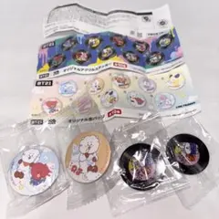 くら寿司　BT21 オリジナル缶バッジ&ステッカー