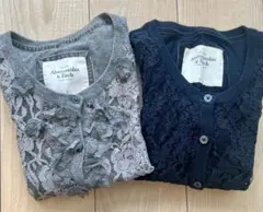 Abercrombie & Fitch カーディガンセット グレー ＆ブラック