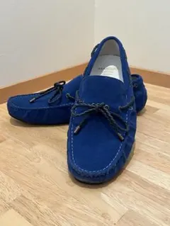 美品 展示 BOTTEGA VENETA ドライビングシューズ 青 34 1/2 - メルカリ