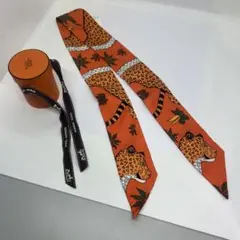 HERMES エルメス ツイリー レオパード ハート柄 - メルカリ