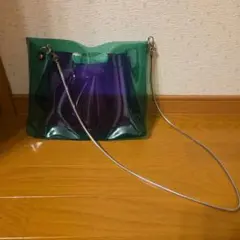 カバン A4 nananana 2WAY クリアショルダーバッグ
