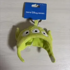 【週末値下げ】ディズニー リトルグリーンメン ファンキャップ キーチェーン