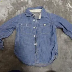 男の子　babyGap　デニム長袖シャツ　4歳用　キッズ服