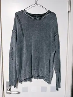 【美品】3.3field trip　ダメージニット　セーター　ヴィンテージ
