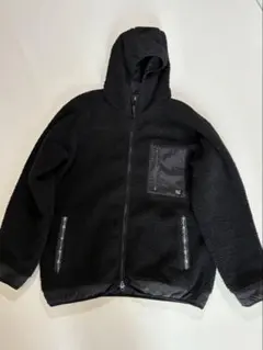 【美品】LAST CHANCE 極暖上質フリース ボアジャケット 黒 L