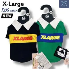 【新品】XLARGE ドッグウェア XS 2枚セット ラガーシャツ ハンガー付