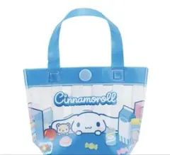 サンリオ プールバッグ風ミニポーチ2 シナモンロール シナモン クリアポーチ