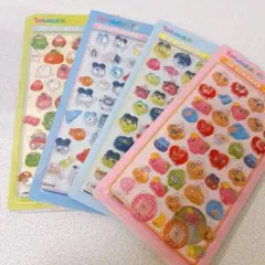 たまごっち ボンボンドロップ風 3Dステッカー 【4枚セット】