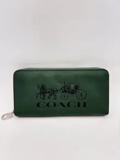 COACH コーチ 長財布 アコーディオン グラフィック CW715 グリーン