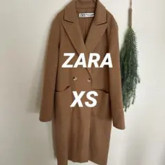 ZARA オーバーサイズ コート　XS キャラメル色