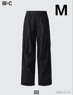 ユニクロ:C uniqlo C ワイドフィットカーゴパンツ M