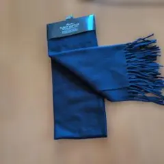 紺色ネイビー、フリースマフラー、新品