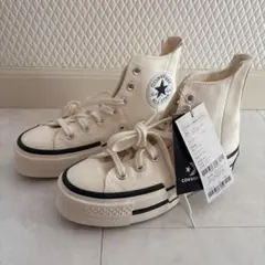 CONVERSE アイボリー ハイカットスニーカー 新品　韓国