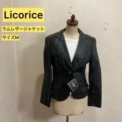 【新品、未使用】Licorice ラムレザージャケット M レディース