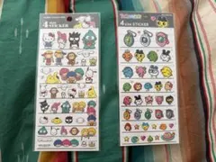 新品未使用　4サイズステッカー サンリオキャラクターズ　たまごっち　2点セット