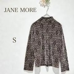 JANE MORE カットソー　レース　ベロア調　大人　上品　ジェーンモアのサムネイル