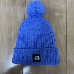 THE NORTH FACE ニット帽　キッズ用　ブルー