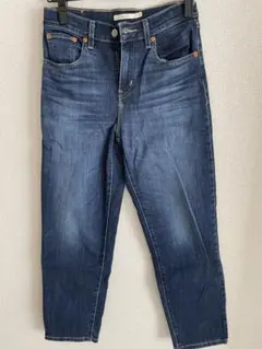 Levi's ダークブルー ストレートデニム