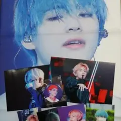 bts テテ　テヒョン　青髪　V スローガン マスタニム　マスター